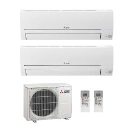   Mitsubishi Klimaanlage Multisplit + MXZ-2HA40VF 4kW 1x 2,5kW + 1x 3,5kW 