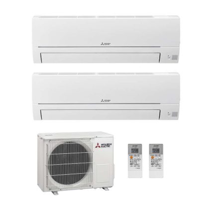 Mitsubishi Klimaanlage Multisplit + MXZ-2HA40VF 4kW 1x 2,5kW + 1x 3,5kW 