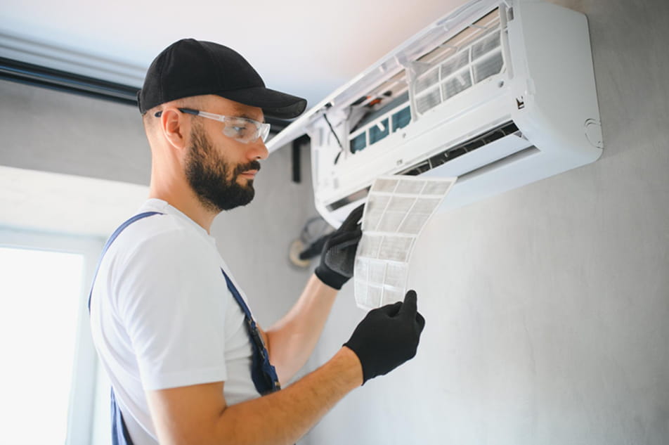 Dunkle Flecken am Klimagerät?