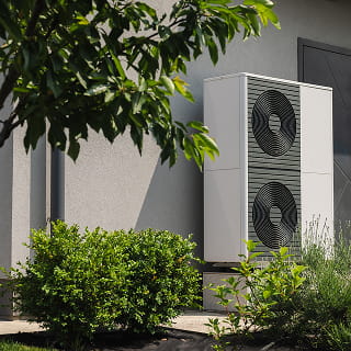 Installation einer Wärmepumpe